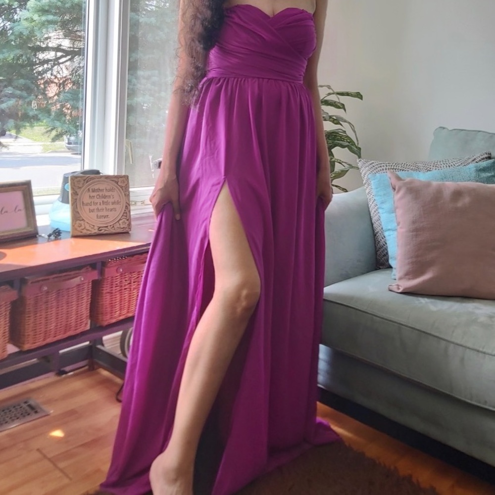 B-sharp Fuchsia Evening Dress - Picture 4 of 4
